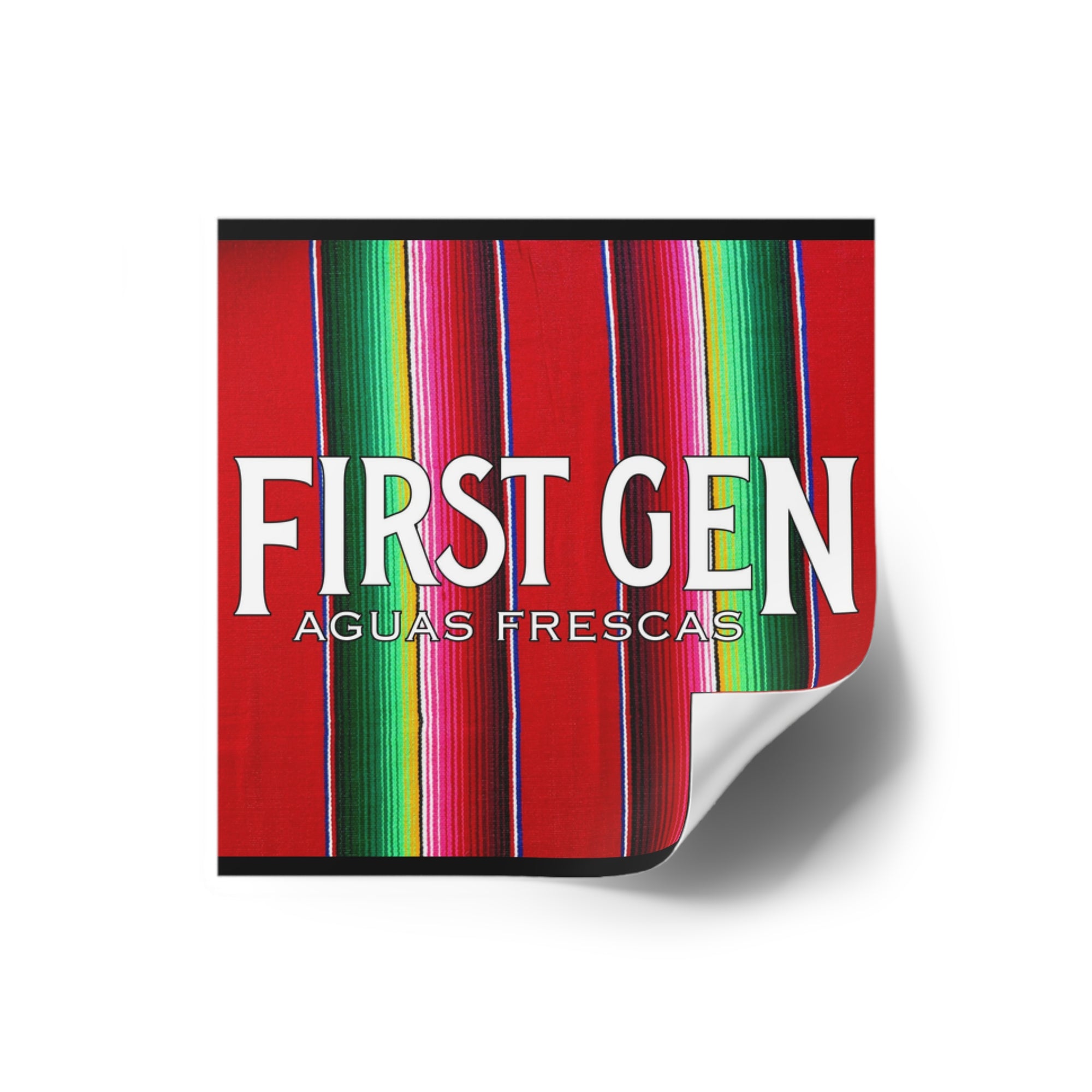 Serape First Gen Aguas Frescas Sticker