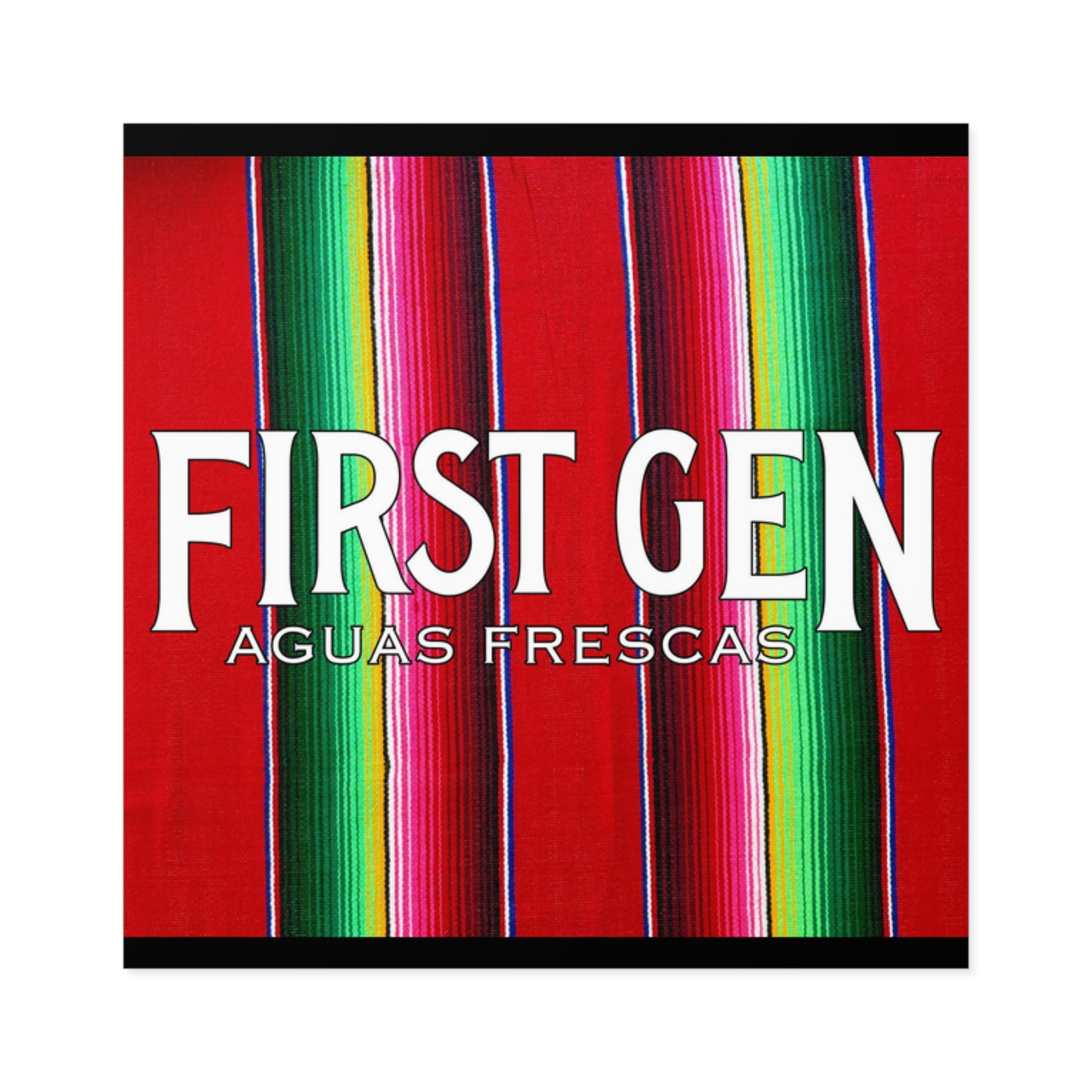 Serape First Gen Aguas Frescas Sticker