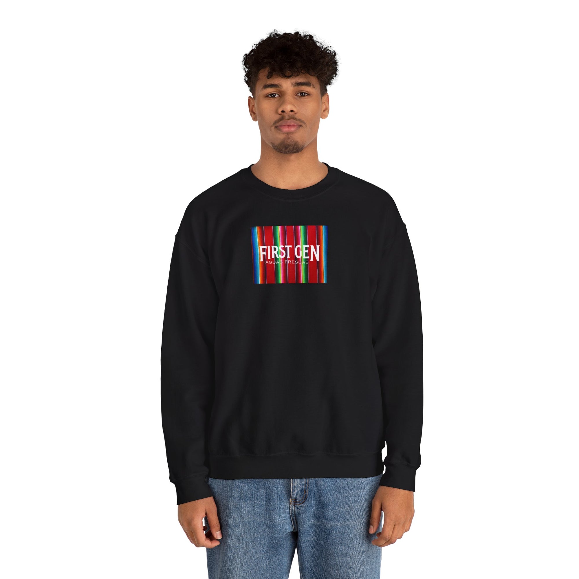 Serape Sweatshirt with Drink Mexican on the back
