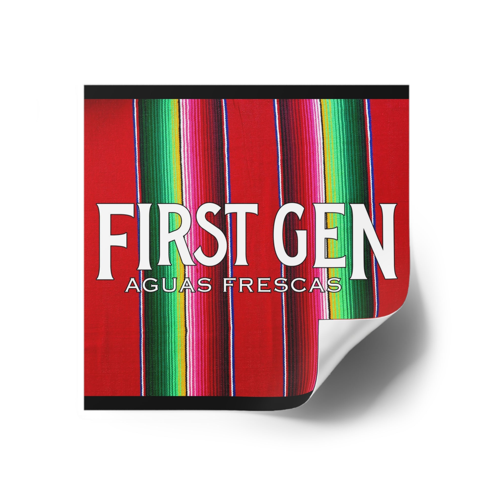 Serape First Gen Aguas Frescas Sticker