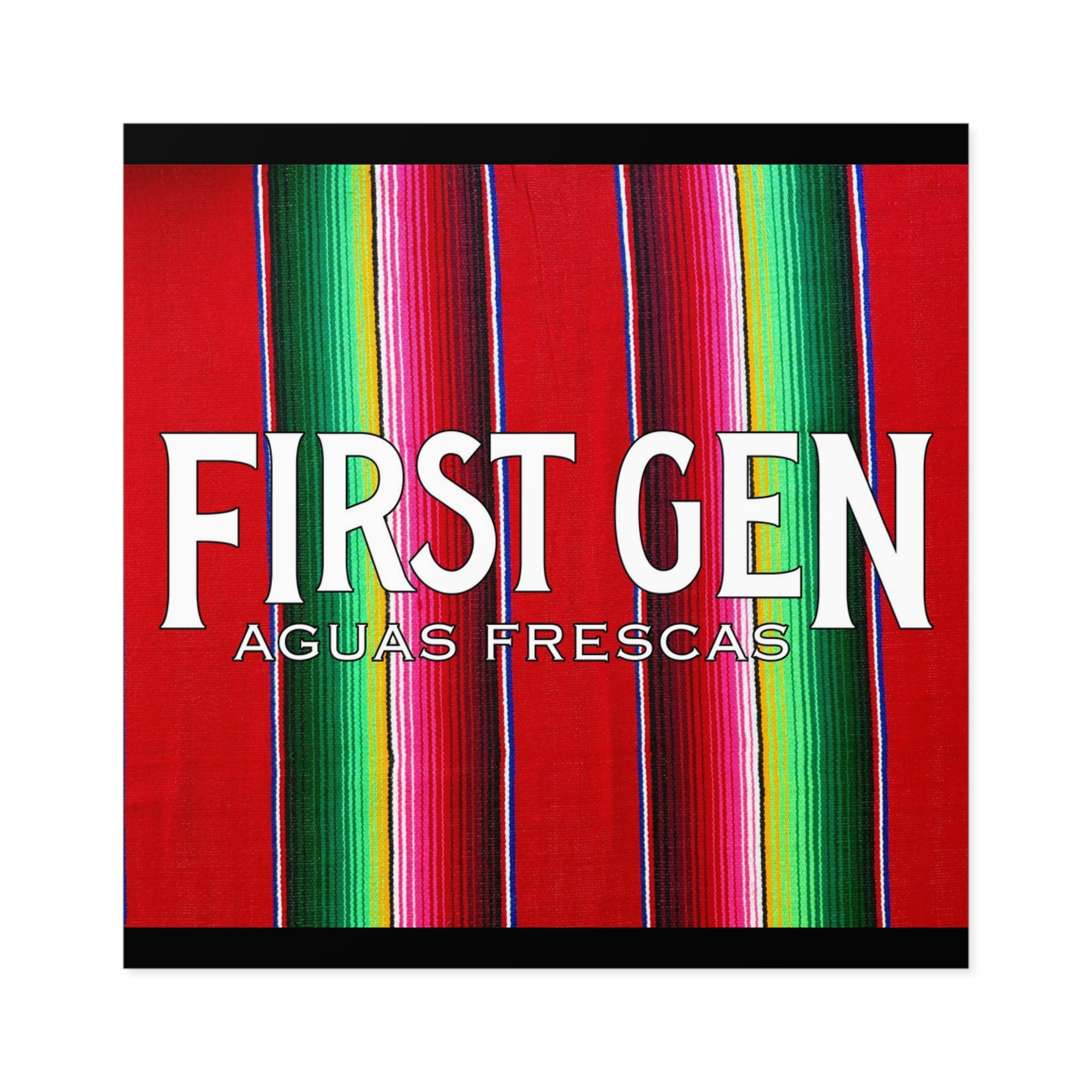 Serape First Gen Aguas Frescas Sticker