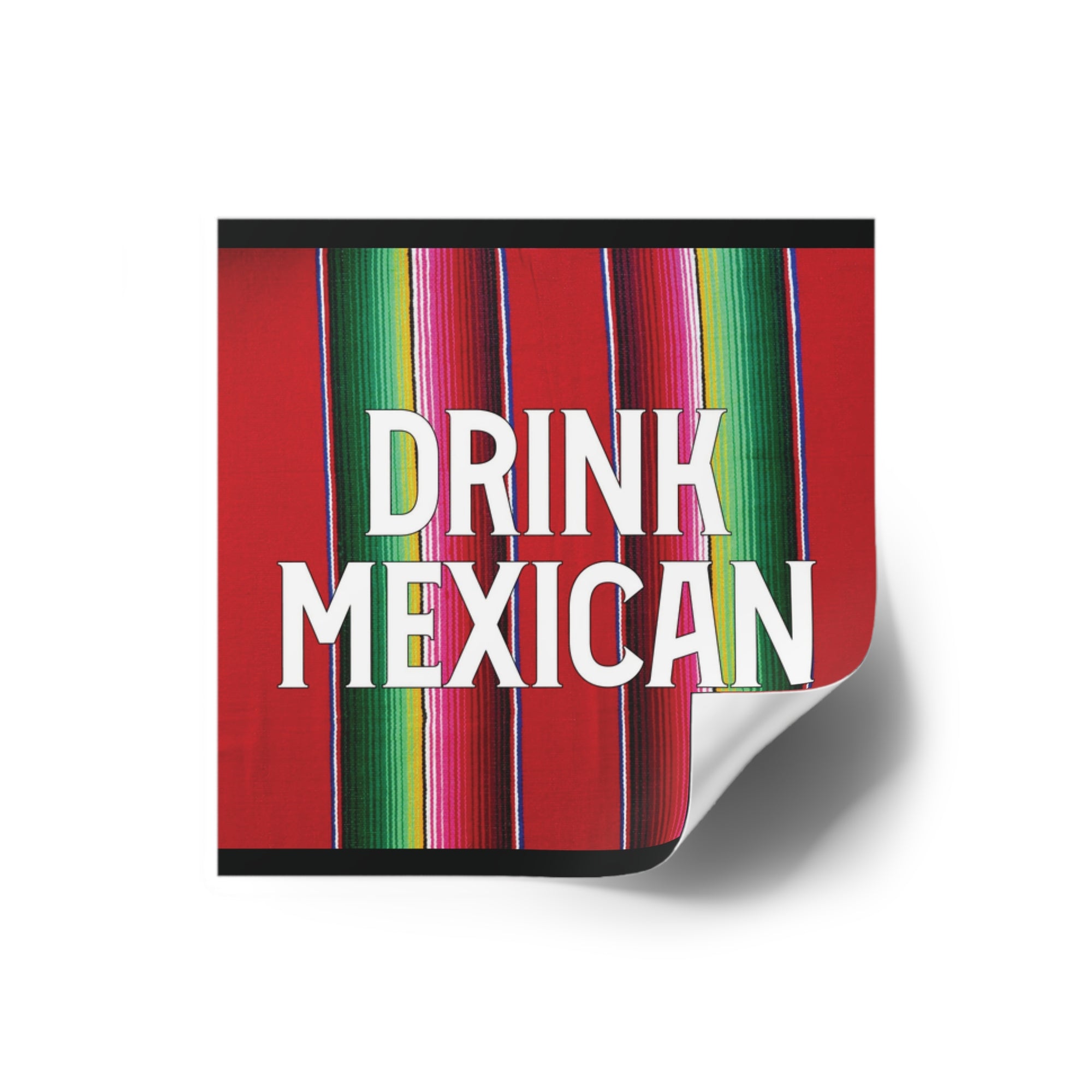 Serape Drink Mexican Sticker