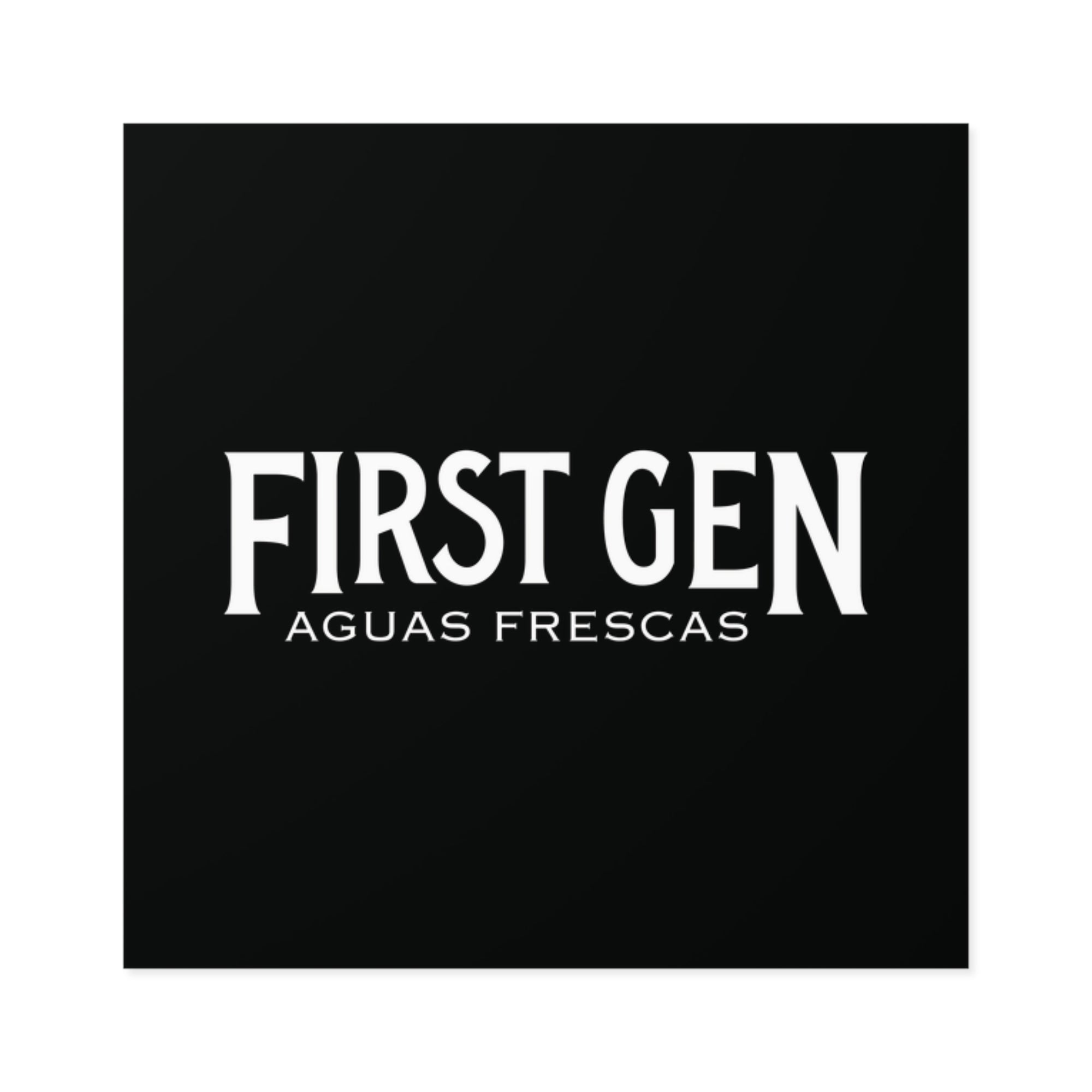 First Gen Aguas Frescas Sticker