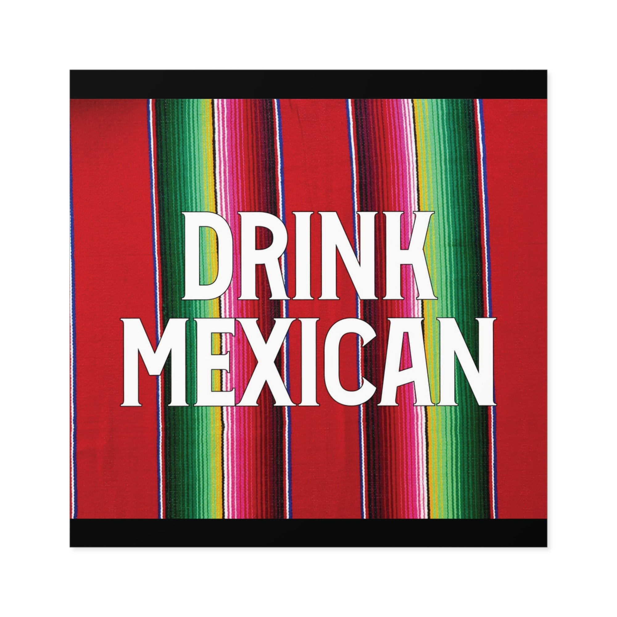 Serape Drink Mexican Sticker