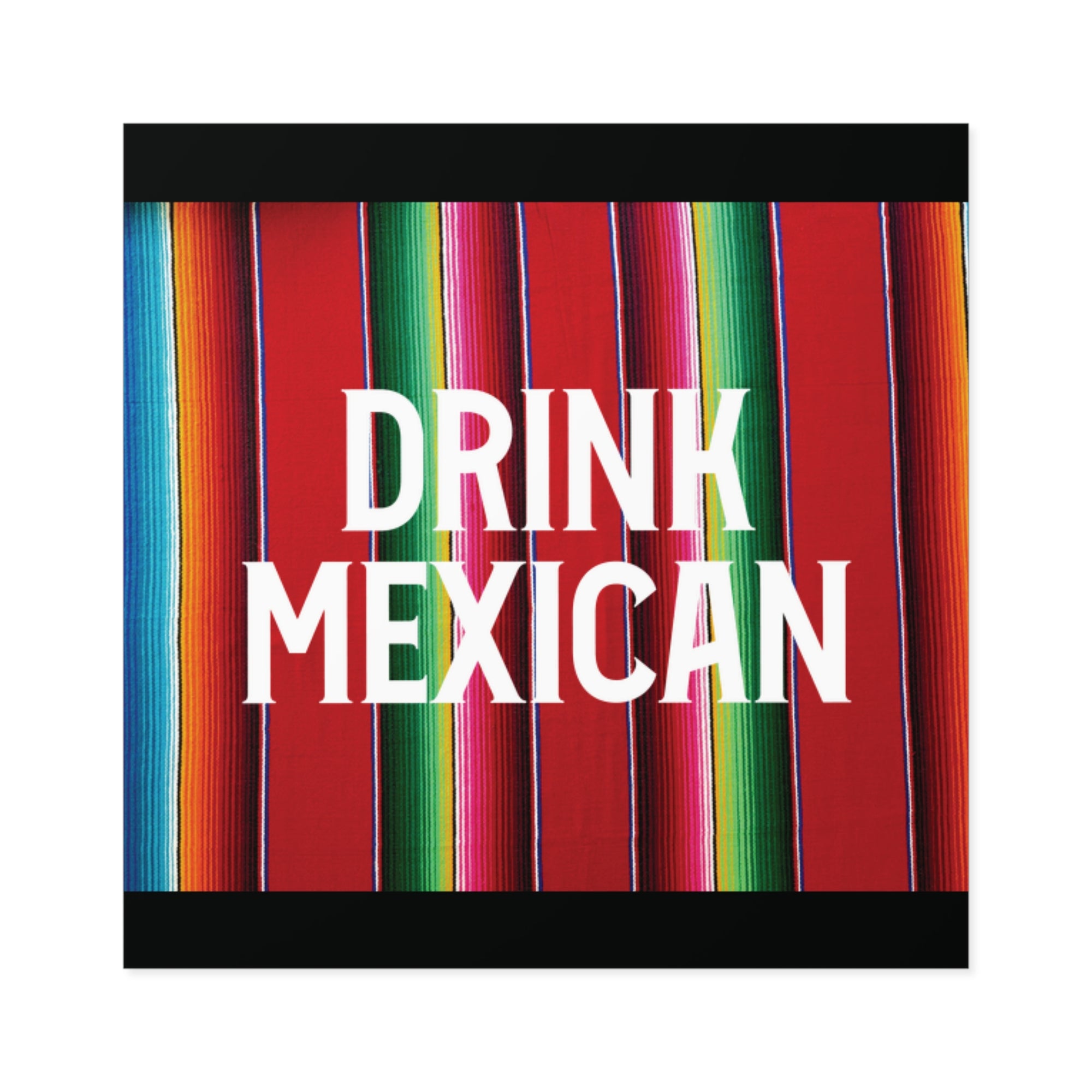 Serape Drink Mexican Sticker