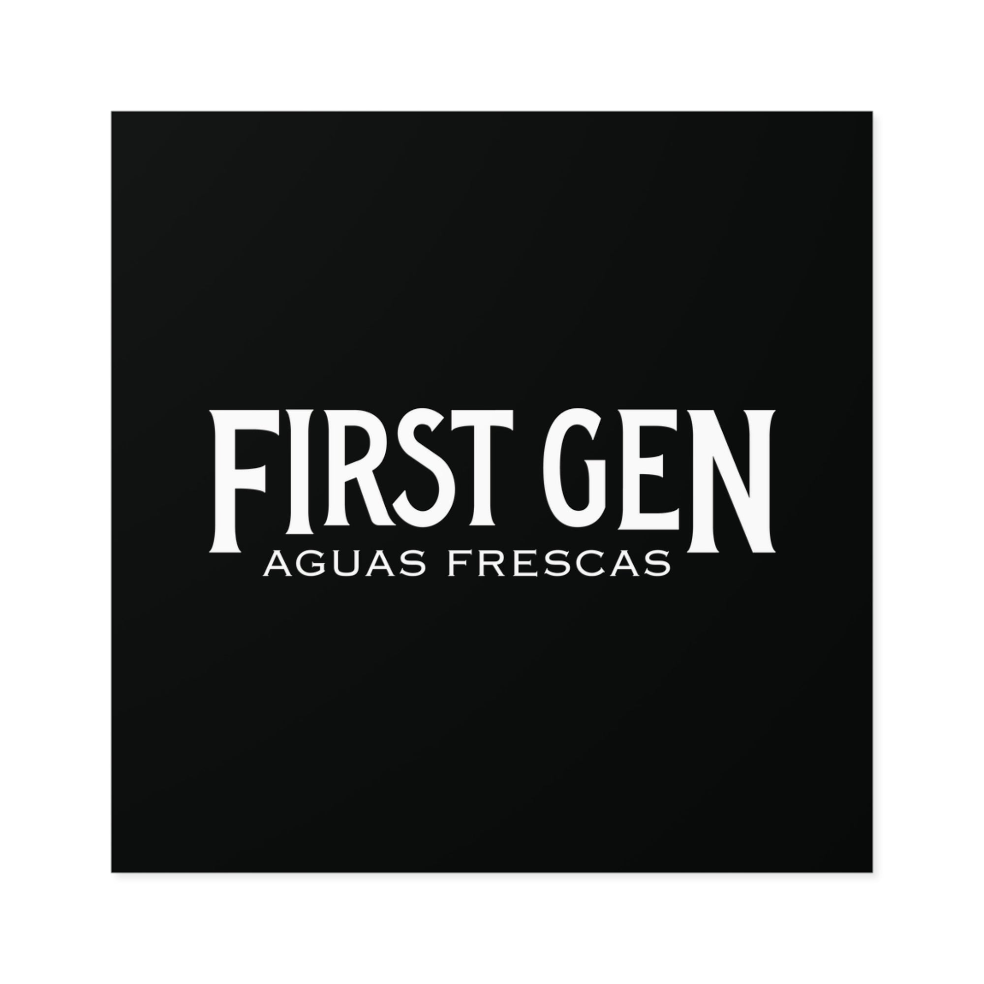 First Gen Aguas Frescas Sticker